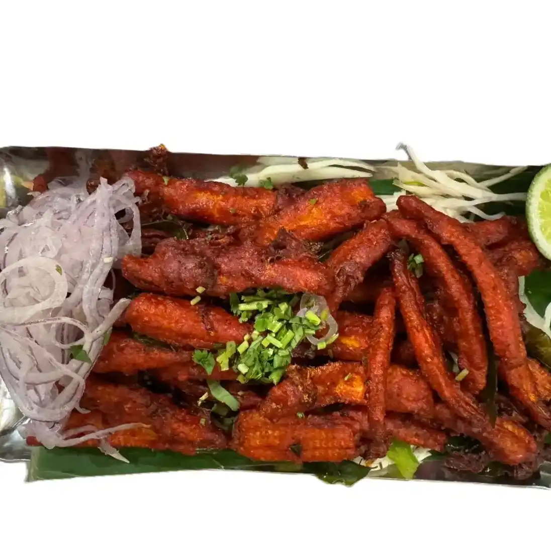 Fried Baby Corn at Naga's South Indian Cuisine 